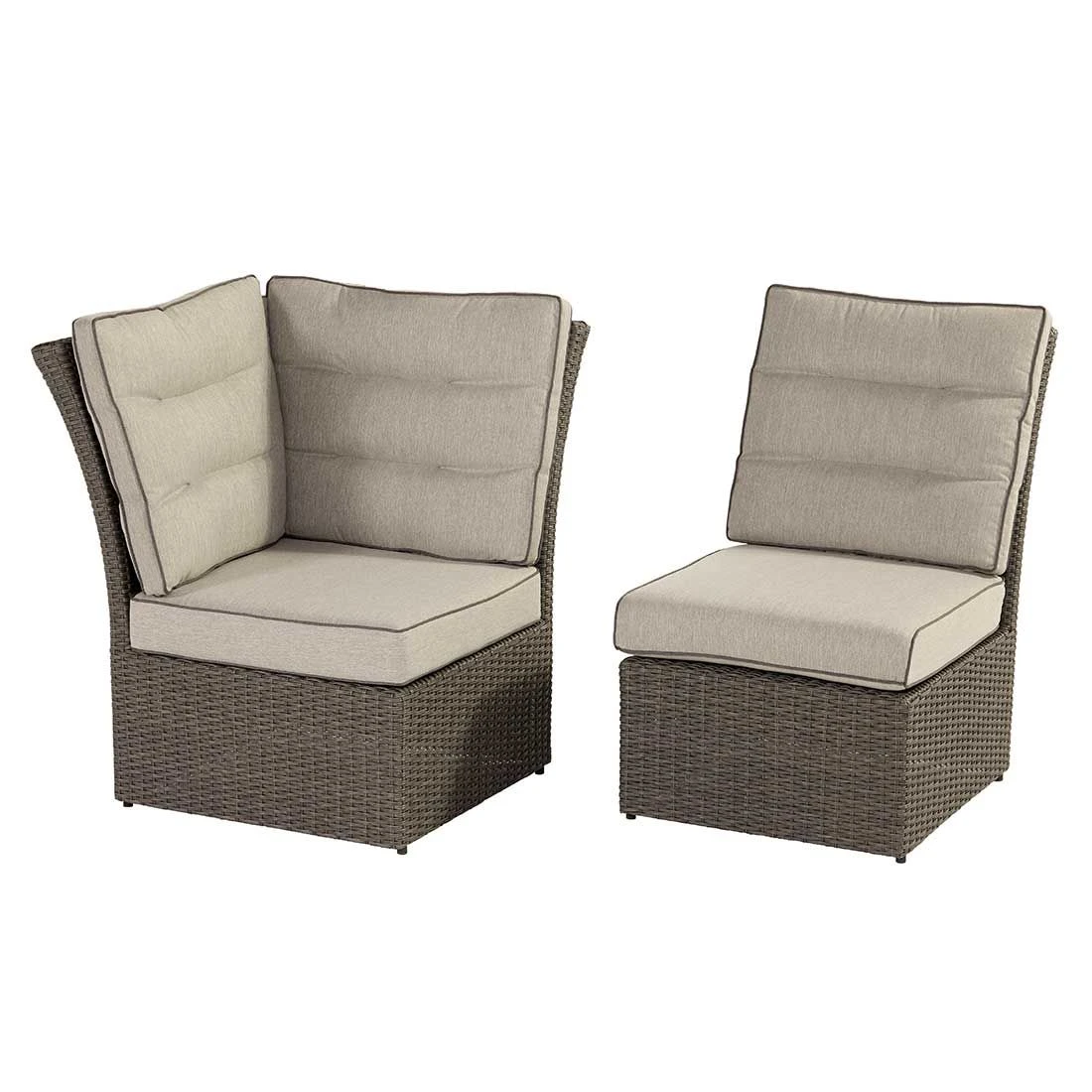 Hartman Springfield Eck- Und Mittelmodul Geflecht Slate Grey 3 Hartman Springfield Eck- Und Mittelmodul Geflecht Slate Grey