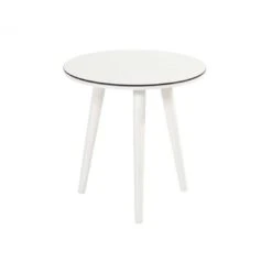 Hartman Sophie Studio Beistelltisch Ø45x45cm Aluminium/HPL Weiß