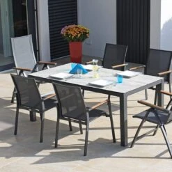 Zebra Fly Klappsessel Aluminium/Textilene Graphit/Carbon Grey -GartenMöbelPro Verkäufe 994029 2