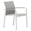 Zebra Bee Stapelsessel Aluminium/Textilene Weiß/Light Grey -GartenMöbelPro Verkäufe 994084 1