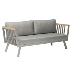 Acamp Gondola Loungeset 4-tlg. Mit Tisch 110x60 Cm Taupe/Grau -GartenMöbelPro Verkäufe acamp gondola loungeset 4 tlg mit tisch 110x60 cm 1434557 4