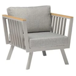 Acamp Gondola Loungeset 4-tlg. Mit Tisch 110x60 Cm Taupe/Grau -GartenMöbelPro Verkäufe acamp gondola loungeset 4 tlg mit tisch 110x60 cm 1434557 5