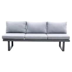 Acamp Hollywood Gartenliege Aluminium/Polster Anthrazit/Silbergrau -GartenMöbelPro Verkäufe acamp hollywood loungeliege aluminium polster 1434634 3