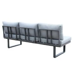 Acamp Hollywood Gartenliege Aluminium/Polster Anthrazit/Silbergrau -GartenMöbelPro Verkäufe acamp hollywood loungeliege aluminium polster 1434634 5