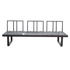 Acamp Hollywood Gartenliege Aluminium/Polster Anthrazit/Silbergrau -GartenMöbelPro Verkäufe acamp hollywood loungeliege aluminium polster 1434634 8