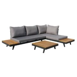 Acamp Naxos Loungeset 3-tlg. Mit Tisch 70x70 Cm Anthrazit/Teak-Look 9 Acamp Naxos Loungeset 3-tlg. Mit Tisch 70x70 Cm Anthrazit/Teak-Look -GartenMöbelPro Verkäufe acamp naxos loungeset 3 tlg mit tisch 70x70 cm 1422127 2