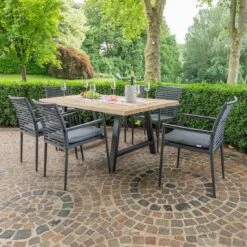 Acamp New Jersey Stapelsessel Aluminium/Rope Anthrazit/Dunkelgrau -GartenMöbelPro Verkäufe acamp new jersey stapelsessel aluminium rope 1351870 2