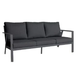 Acamp Thasos Dininglounge Aluminium/Kunstfaser Anthrazit/Grau 11 Acamp Thasos Dininglounge Aluminium/Kunstfaser Anthrazit/Grau -GartenMöbelPro Verkäufe acamp thasos loungegruppe 4 tlg aluminium polyester mi tisch 140x80 cm 1434502 5