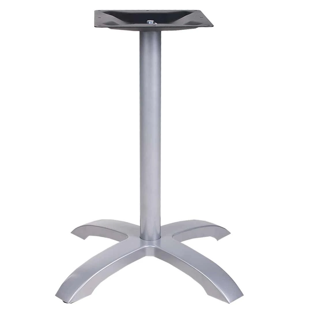 OUTLIV. Gartentisch-Gestell Aluminium Für 70x70cm & Ø70cm Silber Matt 4 OUTLIV. Gartentisch-Gestell Aluminium Für 70x70cm & Ø70cm Silber Matt – Bild 2