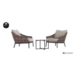 Apple Bee Milou Loungesessel Aluminium/Rope/Bee Wett Schwarz/Willow -GartenMöbelPro Verkäufe apple bee milou lounge loungesessel aluminium rope bee wett black willow nature grey 1098551 3