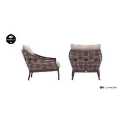 Apple Bee Milou Loungesessel Aluminium/Rope/Bee Wett Schwarz/Willow -GartenMöbelPro Verkäufe apple bee milou lounge loungesessel aluminium rope bee wett black willow nature grey 1098551 5