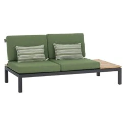 Apple Bee Pebble Beach Ecklounge 6-tlg. Aluminium/Bee Wett Black/Olive Green -GartenMöbelPro Verkäufe apple bee pebble beach loungeecke 6 tlg aluminium bee wett 1356325 4
