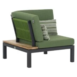Apple Bee Pebble Beach Ecklounge 6-tlg. Aluminium/Bee Wett Black/Olive Green -GartenMöbelPro Verkäufe apple bee pebble beach loungeecke 6 tlg aluminium bee wett 1356325 6