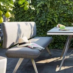 Best Babylon Bravour 3-Sitzerbank 150cm Edelstahl/Horizon Silber/Humo -GartenMöbelPro Verkäufe best babylon bravour 3 sitzerbank 150cm edelstahl horizon 1426670 3