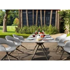 Best Beyond Sister Ria Diningstuhl Drehbar Stahl/Horizon Anthrazit/Humo -GartenMöbelPro Verkäufe best beyond sister ria drehsessel stahl horizon 1380767 3