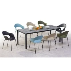 Best Palazzo Ausziehtisch 160/210x90cm Stahl/HPL Anthrazit/Zement -GartenMöbelPro Verkäufe best palazzo ausziehtisch 160 210x90cm stahl hpl 1380921 4