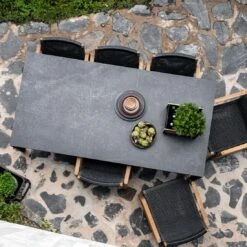 Cane-Line Aspect Gartentisch 210x100cm Teak/Keramik Natur/Fossil Black -GartenMöbelPro Verkäufe cane line aspect gartentisch 210x100cm teak keramik 1479338 2