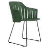 Cane-Line Choice Gartenstuhl Stahl/Polypropylen Kufe Black/Dusty Green -GartenMöbelPro Verkäufe cane line choice gartenstuhl stahl polypropylen kufe 1479635 1