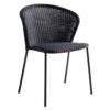 Cane-Line Lean Stapelstuhl Stahl/Geflecht Black -GartenMöbelPro Verkäufe cane line lean stapelstuhl stahl geflecht 1463619 1