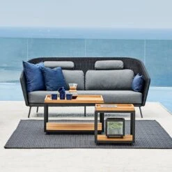 Cane-Line Level Beistelltisch 48x48cm Aluminium/Teak Lava Grey/Natur 6 Cane-Line Level Beistelltisch 48x48cm Aluminium/Teak Lava Grey/Natur -GartenMöbelPro Verkäufe cane line level beistelltisch 48x48cm aluminium teak 1479932 2