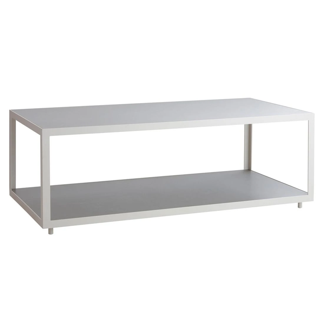 Cane-Line Level Loungetisch 120x60cm Aluminium/Keramik Weiß/Light Grey 4 Cane-Line Level Loungetisch 120x60cm Aluminium/Keramik Weiß/Light Grey – Bild 2