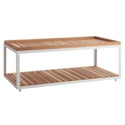 Cane-Line Level Loungetisch 120x60cm Aluminium/Teak Weiß/Natur 5 Cane-Line Level Loungetisch 120x60cm Aluminium/Teak Weiß/Natur -GartenMöbelPro Verkäufe cane line level loungetisch 120x60cm aluminium teak 1479822 2
