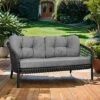Cane-Line Ocean Gartensofa 155cm Aluminium/Rope/Polypropylen Dark Grey -GartenMöbelPro Verkäufe cane line ocean gartensofa 155cm aluminium rope polypropylen 1480009 1