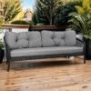 Cane-Line Ocean Gartensofa 202cm Alu/Rope/Polypropylen Dark Grey -GartenMöbelPro Verkäufe cane line ocean gartensofa 202cm alu rope polypropylen 1480031 1