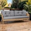 Cane-Line Ocean Gartensofa 202cm Aluminium/Geflecht/Polypropylen Dark Grey/Natur -GartenMöbelPro Verkäufe cane line ocean gartensofa 202cm aluminium geflecht polypropylen 1480042 1