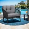Cane-Line Ocean Loungesessel Aluminium/Rope/Polypropylen Dark Grey -GartenMöbelPro Verkäufe cane line ocean loungesessel aluminium rope polypropylen 1480053 1