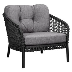 Cane-Line Ocean Loungesessel Aluminium/Rope/Polypropylen Dark Grey -GartenMöbelPro Verkäufe cane line ocean loungesessel aluminium rope polypropylen 1480053 2