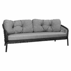 Cane-Line Ocean Loungeset 5-tlg. Mit Tischen Aluminium/Teak Dark Grey/Natur -GartenMöbelPro Verkäufe cane line ocean loungeset 5 tlg mit tischen aluminium teak 1481681 3