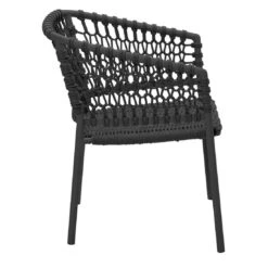 Cane-Line Ocean Stapelsessel Aluminium/Rope Dark Grey -GartenMöbelPro Verkäufe cane line ocean stapelsessel aluminium rope 1464081 3