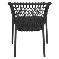 Cane-Line Ocean Stapelsessel Aluminium/Rope Dark Grey -GartenMöbelPro Verkäufe cane line ocean stapelsessel aluminium rope 1464081 4