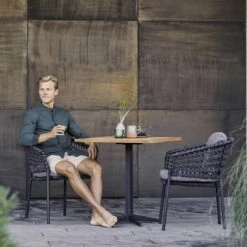 Cane-Line Ocean Stapelsessel Aluminium/Rope Dark Grey -GartenMöbelPro Verkäufe cane line ocean stapelsessel aluminium rope 1464081 6