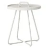 Cane-Line On-the-move Beistelltisch Ø37x47 Cm Aluminium White -GartenMöbelPro Verkäufe cane line on the move beistelltisch durchm37x47 cm aluminium 1464345 1
