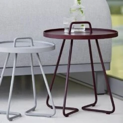 Cane-Line On-the-move Beistelltisch Ø44x54 Cm Aluminium Bordeaux -GartenMöbelPro Verkäufe cane line on the move beistelltisch durchm44x54 cm aluminium 1464169 2