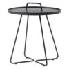 Cane-Line On-the-move Beistelltisch Ø52x60 Cm Aluminium Black -GartenMöbelPro Verkäufe cane line on the move beistelltisch durchm52x60 cm aluminium 1464125 1