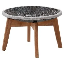 Cane-Line Peacock Hocker Teak/Geflecht Grey/Light Grey -GartenMöbelPro Verkäufe cane line peacock hocker teak geflecht 1480196 2