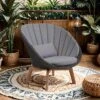 Cane-Line Peacock Loungesessel Teak/Rope Dark Grey/Grey -GartenMöbelPro Verkäufe cane line peacock loungesessel teak rope 1480405 1
