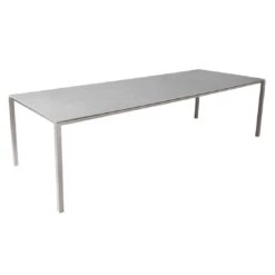 Cane-Line Pure Gartentisch 280x100 Cm Aluminium/Keramik Taupe/Concrete Grey