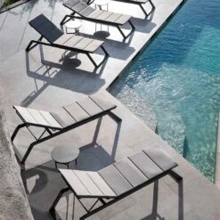 Cane-Line Siesta Gartenliege Aluminium/Sunbrella Grey -GartenMöbelPro Verkäufe cane line siesta gartenliege aluminium sunbrella 1465181 7