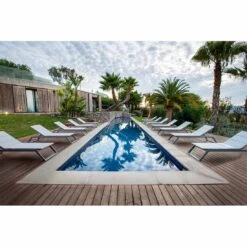 Cane-Line Siesta Gartenliege Aluminium/Textilene Light Grey -GartenMöbelPro Verkäufe cane line siesta gartenliege aluminium sunbrella 1465192 8