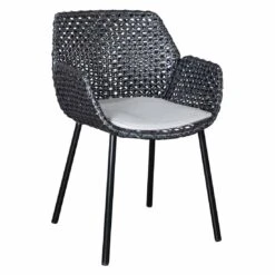 Cane-Line Vibe Gartensessel Stahl/Geflecht Black/Graphite -GartenMöbelPro Verkäufe cane line vibe loungestuhl stahl geflecht 1465445 2