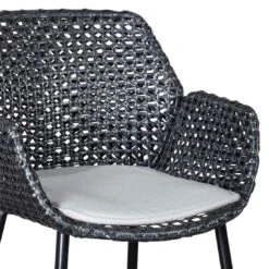 Cane-Line Vibe Gartensessel Stahl/Geflecht Black/Graphite -GartenMöbelPro Verkäufe cane line vibe loungestuhl stahl geflecht 1465445 3