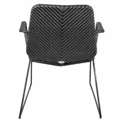 Cane-Line Vision Stapelstuhl Stahl/Geflecht Black/Graphite -GartenMöbelPro Verkäufe cane line vision stapelstuhl stahl geflecht 1465500 3