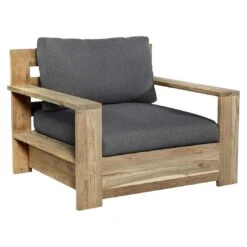 OUTLIV. Castello Loungeset 4-tlg. Recycelt Teak/Sunproof Natur/Dunkelgrau -GartenMöbelPro Verkäufe castello loungeset 4 tlg teak olefin 1392284 4