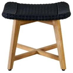 OUTLIV. Clovelly Loungesessel Inkl. Hocker Teak/Polyrattan Natur/Schwarz -GartenMöbelPro Verkäufe clovelly loungesessel inkl hocker teak recycelt polyrattan 1392229 3