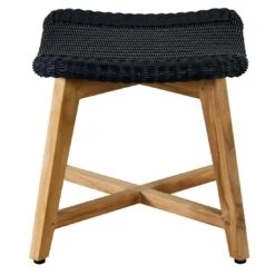 OUTLIV. Clovelly Loungesessel Inkl. Hocker Teak/Polyrattan Natur/Schwarz -GartenMöbelPro Verkäufe clovelly loungesessel inkl hocker teak recycelt polyrattan 1392229 4