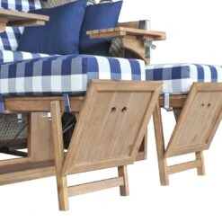 DeVries Greenline 175XL Strandkorb Akazie/Geflecht Des.743 Antique Weiß -GartenMöbelPro Verkäufe devries greenline 175xl strandkorb akazie geflecht des 743 antique weiss 1246039 4